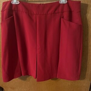 TEHAMA Dark Red Skort